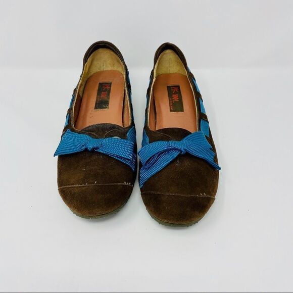 Peter Kent - Brown Slip-Ons w/ Bows (8) - Picture 3 of 10